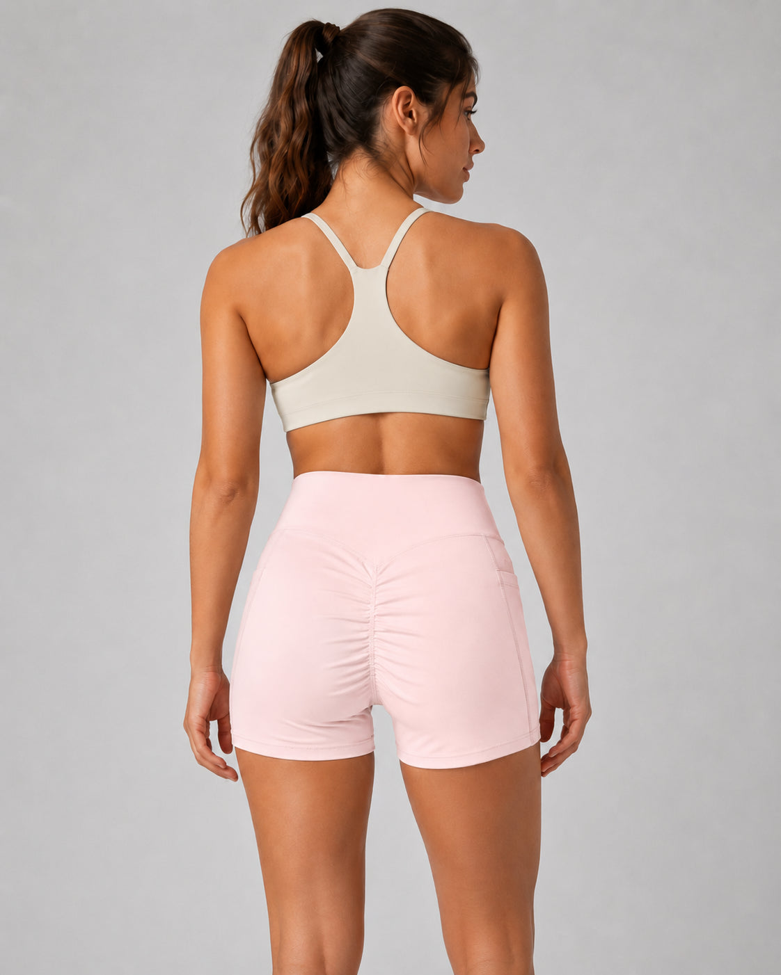 Women’s High Rise Pocket Yoga Shorts