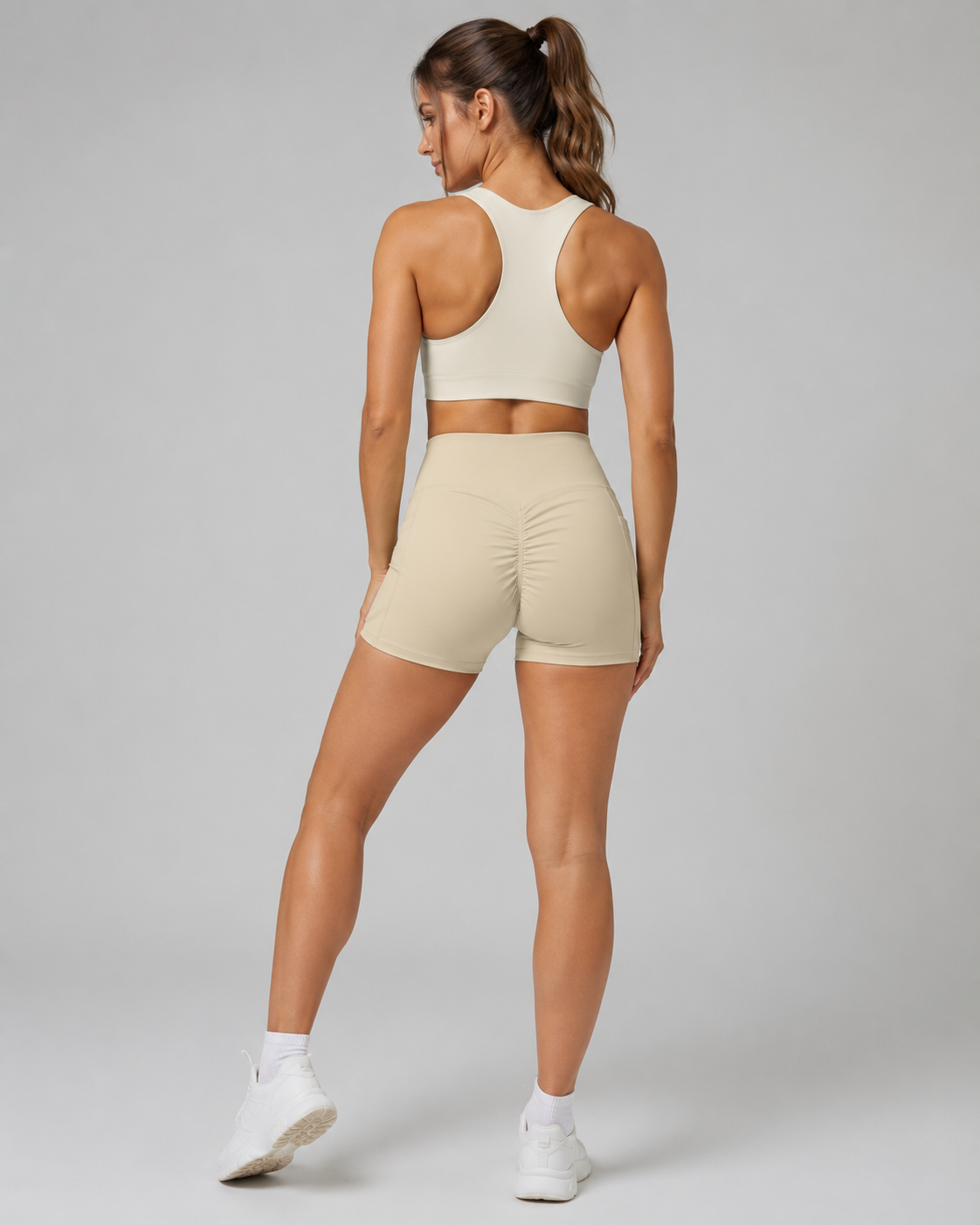 Women’s High Rise Pocket Yoga Shorts