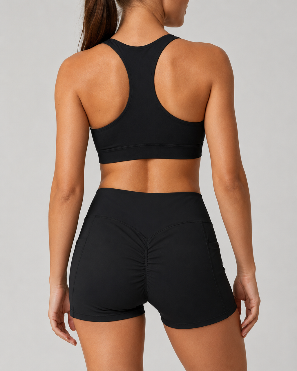 Women’s High Rise Pocket Yoga Shorts