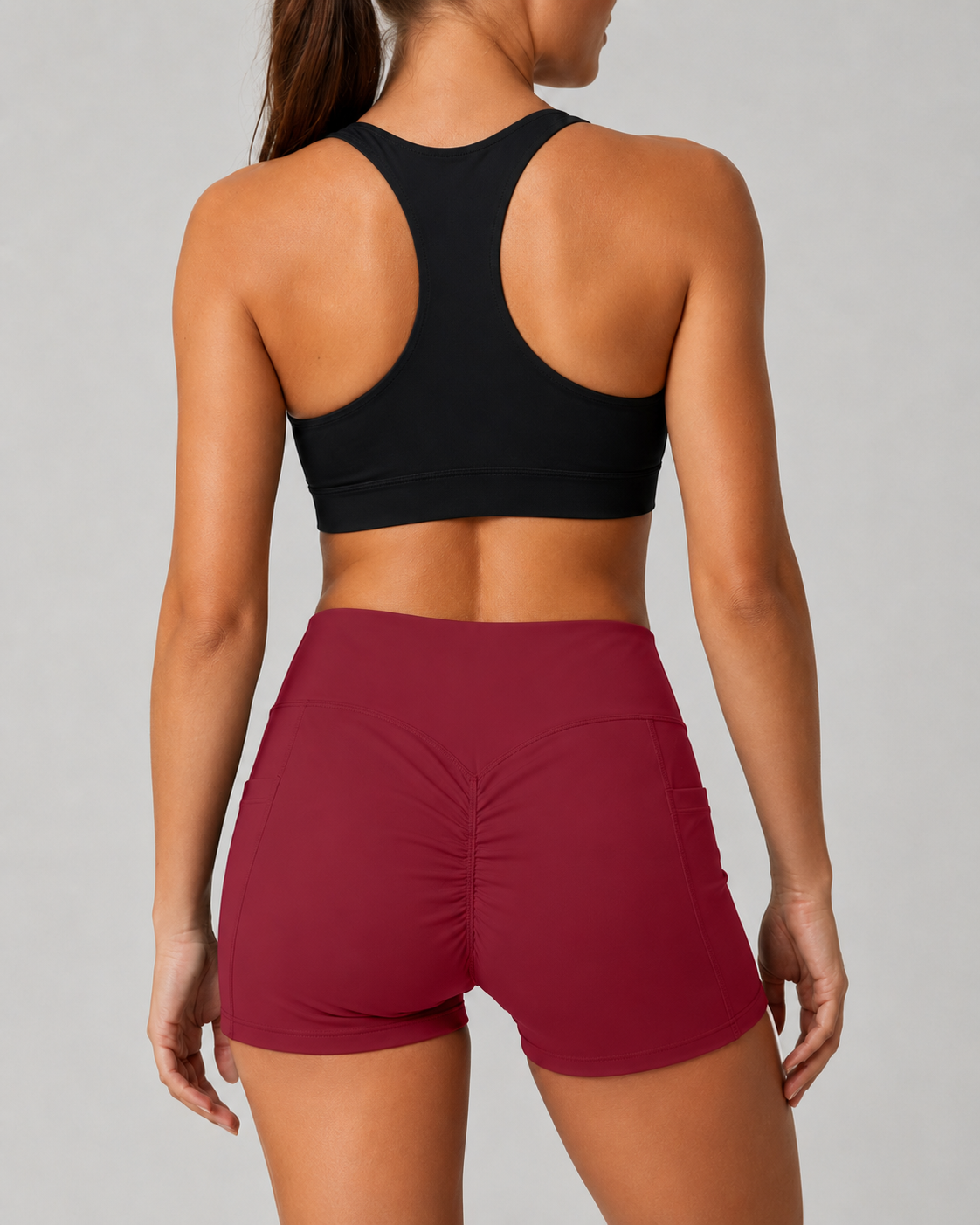 Women’s High Rise Pocket Yoga Shorts