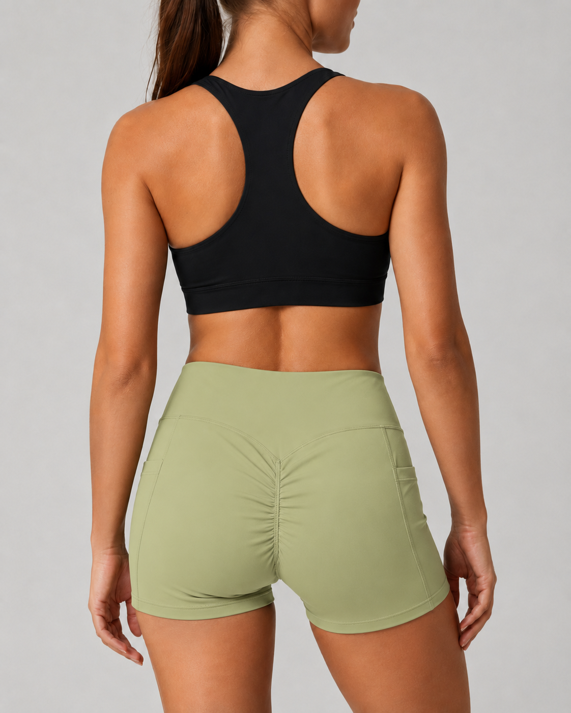 Women’s High Rise Pocket Yoga Shorts