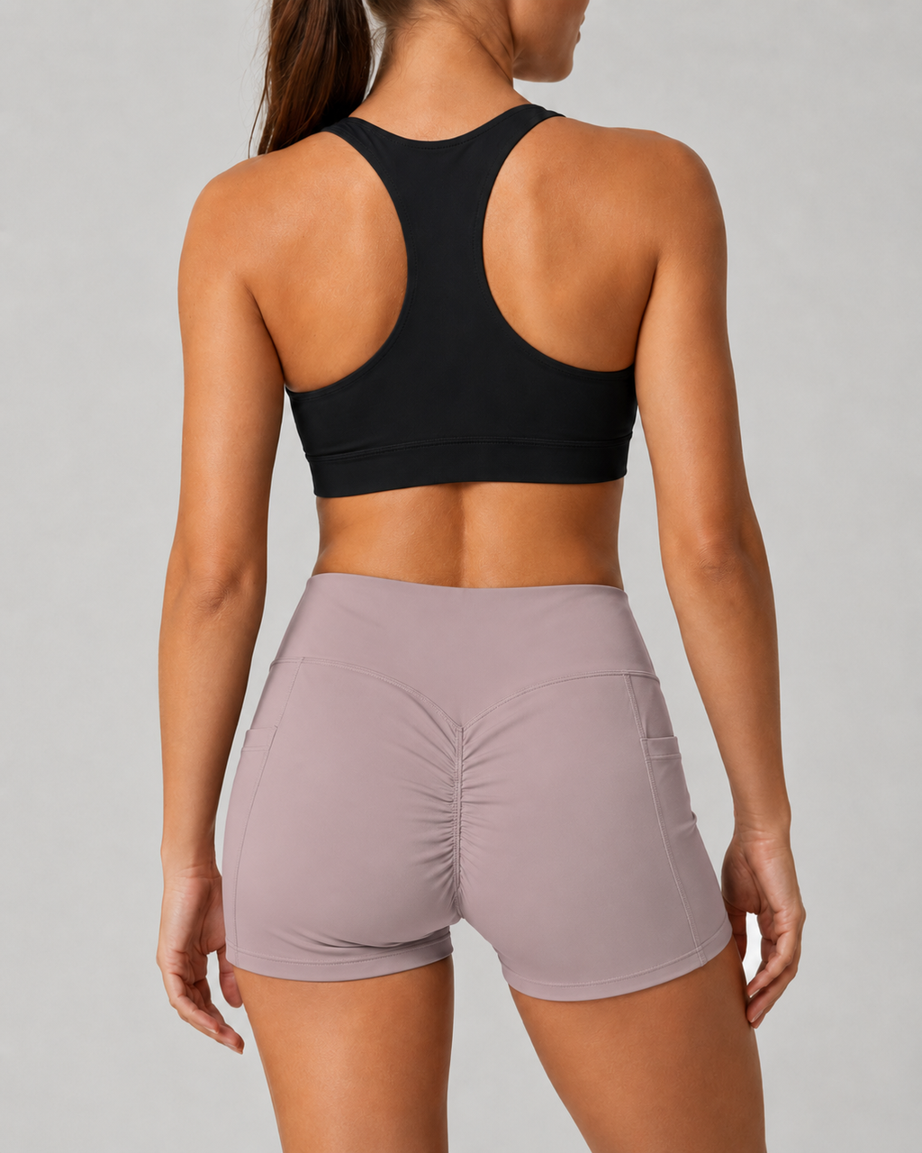 Women’s High Rise Pocket Yoga Shorts