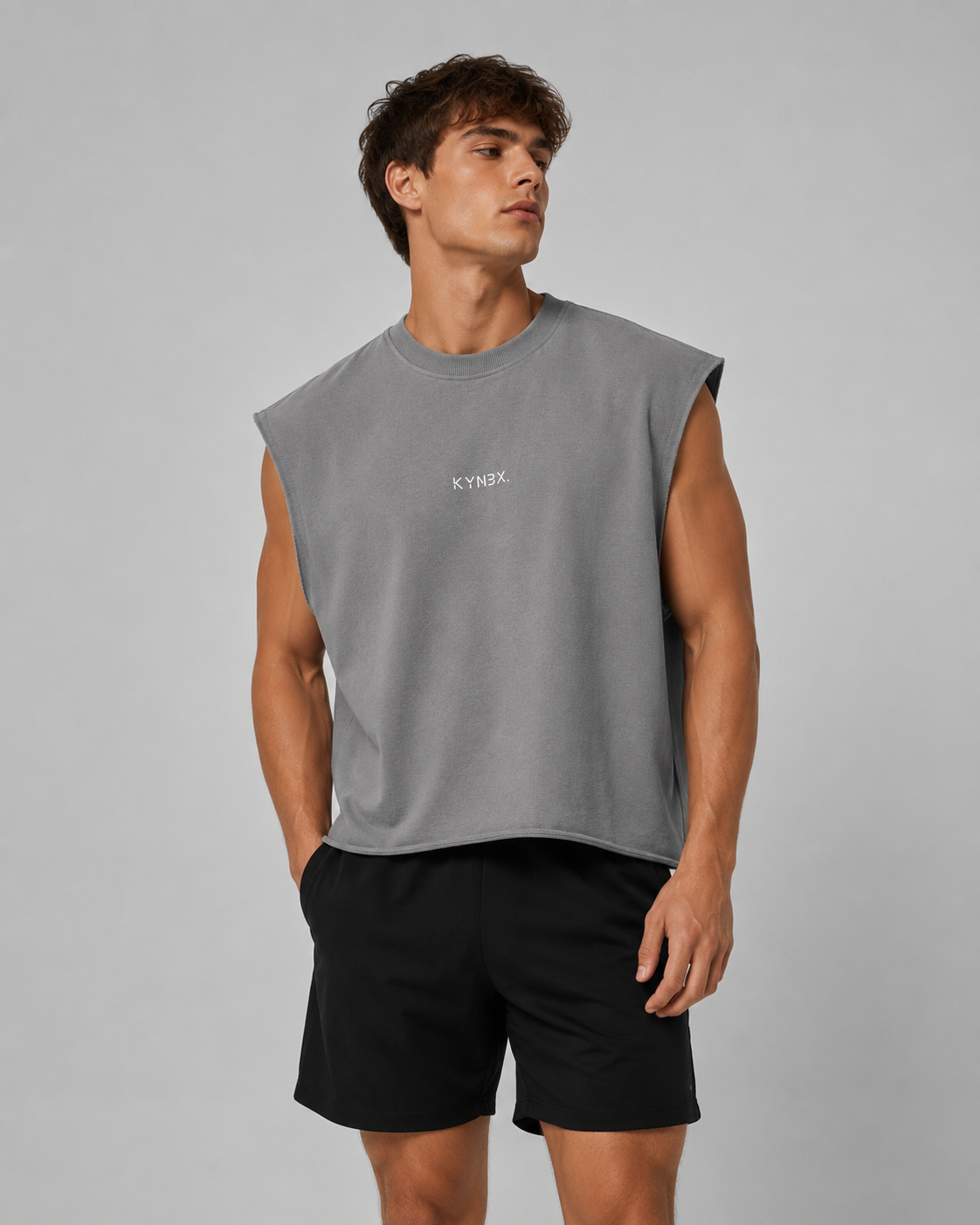 French Terry Boxy Tank Top