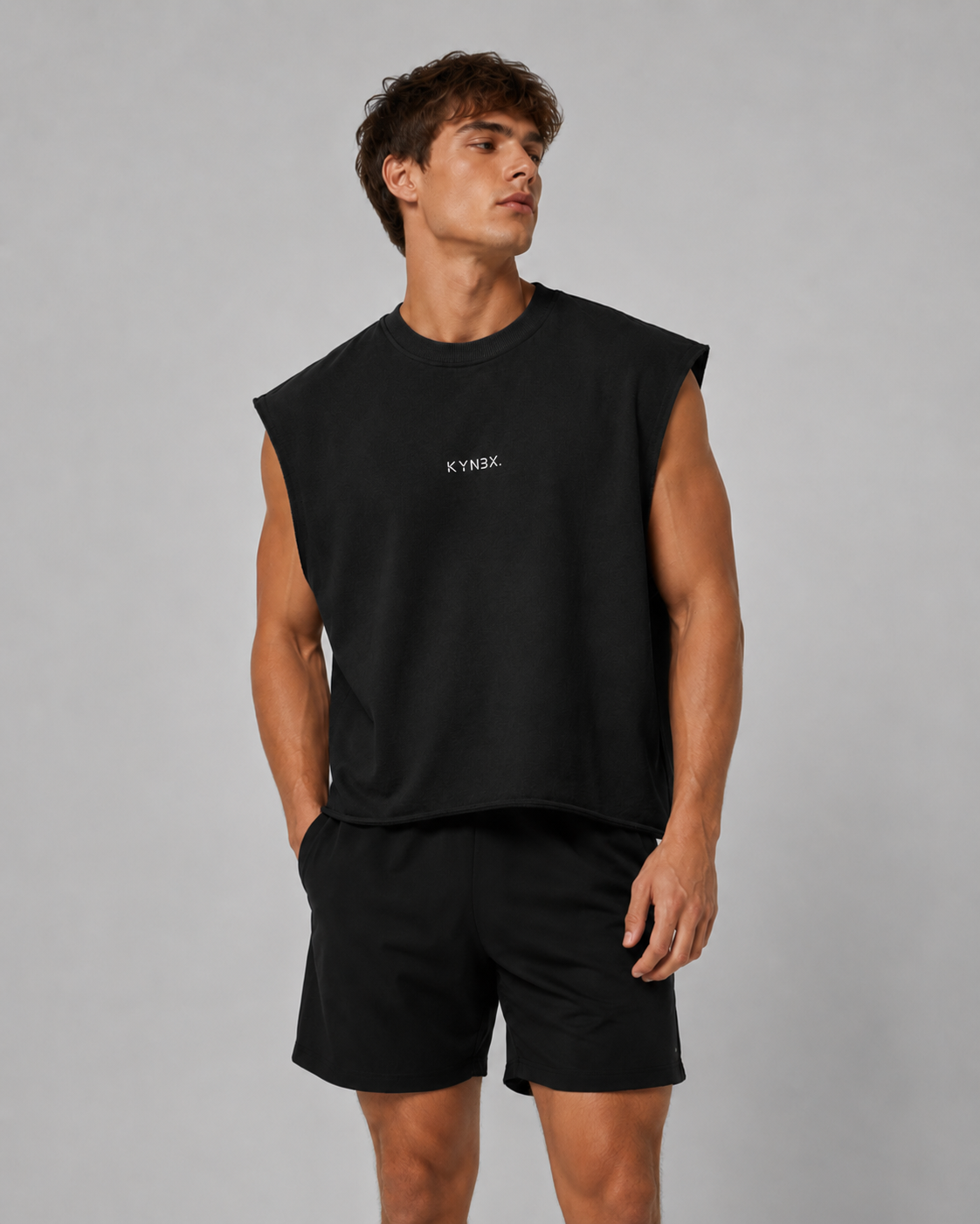 French Terry Boxy Tank Top