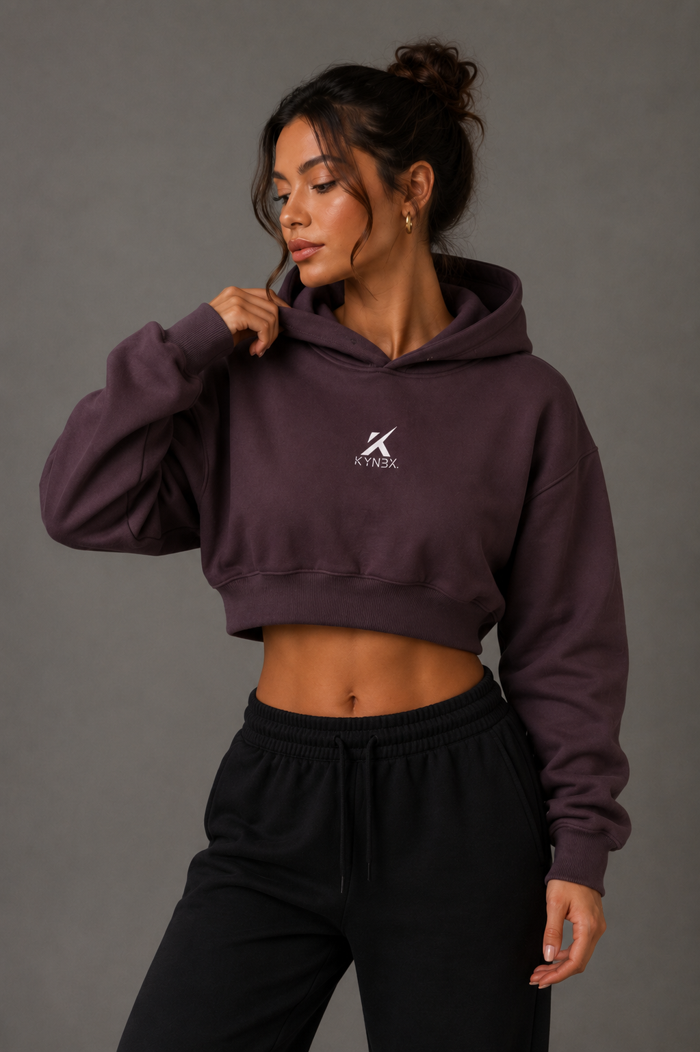 Essential Cropped Hoodie