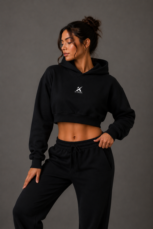 Essential Cropped Hoodie